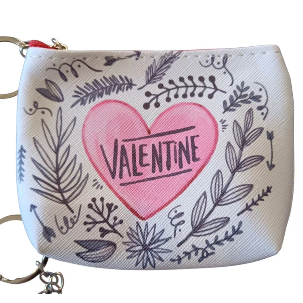 Set of 6 Valentine's Coin Purses! Adorable on their own or to gift small items!